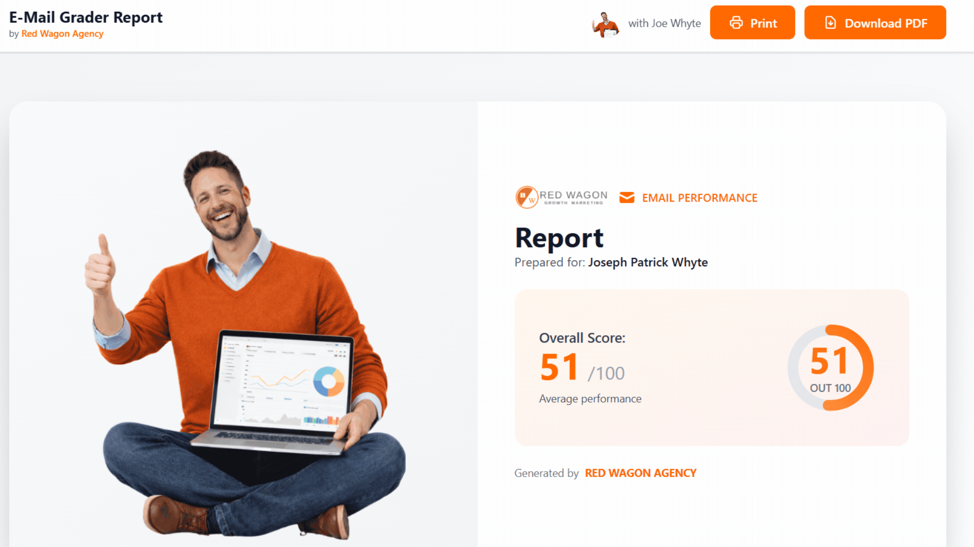 e-mail grader